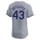 Rick Sutcliffe ＃43 Los Angeles Dodgers Elite Men's Gray Road Jersey