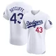 Rick Sutcliffe ＃43 Los Angeles Dodgers Elite Men's White Home Jersey