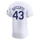 Rick Sutcliffe ＃43 Los Angeles Dodgers Elite Men's White Home Jersey