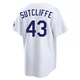 Rick Sutcliffe ＃43 Los Angeles Dodgers Limited Men's White Home Stadium Jersey