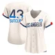 Rick Sutcliffe ＃43 Los Angeles Dodgers Limited Women's Cream 2024 City Connect Jersey