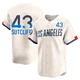 Rick Sutcliffe ＃43 Los Angeles Dodgers Limited Youth Cream 2024 City Connect Jersey