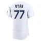 River Ryan ＃77 Los Angeles Dodgers Authentic Men's Gold White 2026 Collection Jersey
