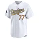River Ryan ＃77 Los Angeles Dodgers Limited Men's Gold White 2025 Collection Jersey