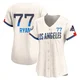 River Ryan ＃77 Los Angeles Dodgers Limited Women's Cream 2024 City Connect World Series Champions Jersey
