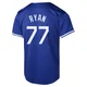 River Ryan ＃77 Los Angeles Dodgers Limited Youth Royal Alternate Jersey