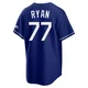 River Ryan ＃77 Los Angeles Dodgers Limited Youth Royal Alternate Stadium Jersey
