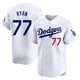 River Ryan ＃77 Los Angeles Dodgers Limited Youth White Home Jersey