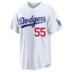 Russell Martin ＃55 Los Angeles Dodgers Limited Men's White Home Stadium Jersey
