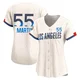 Russell Martin ＃55 Los Angeles Dodgers Limited Women's Cream 2024 City Connect Jersey