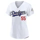 Russell Martin ＃55 Los Angeles Dodgers Limited Women's Gold White 2026 Collection Stadium Jersey
