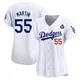 Russell Martin ＃55 Los Angeles Dodgers Limited Women's White Home 2024 World Series Jersey