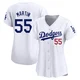 Russell Martin ＃55 Los Angeles Dodgers Limited Women's White Home Jersey