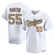 Russell Martin ＃55 Los Angeles Dodgers Limited Youth Gold White 2025 Collection Jersey