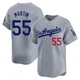 Russell Martin ＃55 Los Angeles Dodgers Limited Youth Gray Away Jersey