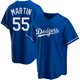 Russell Martin ＃55 Los Angeles Dodgers Replica Men's Royal Alternate Jersey