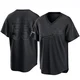 Russell Martin ＃55 Los Angeles Dodgers Replica Youth Black Pitch Fashion 2024 World Series Champions Jersey