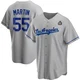 Russell Martin ＃55 Los Angeles Dodgers Replica Youth Gray Road 2024 World Series Jersey