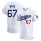 Ryan Ward ＃67 Los Angeles Dodgers Elite Men's White Home Jersey