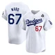 Ryan Ward ＃67 Los Angeles Dodgers Limited Men's White Home 2024 World Series Jersey