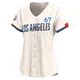 Ryan Ward ＃67 Los Angeles Dodgers Limited Women's Cream 2024 City Connect Jersey