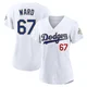 Ryan Ward ＃67 Los Angeles Dodgers Limited Women's Gold White 2026 Collection Stadium Jersey