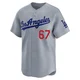 Ryan Ward ＃67 Los Angeles Dodgers Limited Youth Gray Away Jersey