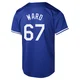 Ryan Ward ＃67 Los Angeles Dodgers Limited Youth Royal Alternate Jersey