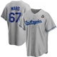 Ryan Ward ＃67 Los Angeles Dodgers Replica Men's Gray Road 2024 World Series Jersey