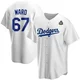 Ryan Ward ＃67 Los Angeles Dodgers Replica Men's White Home 2024 World Series Jersey