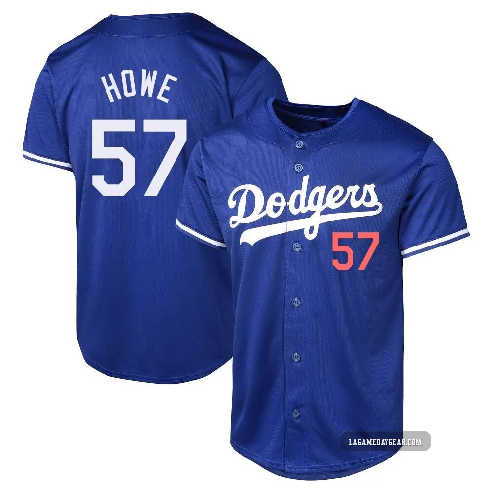 Steve Howe ＃57 Los Angeles Dodgers Limited Men's Royal Alternate Jersey