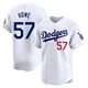 Steve Howe ＃57 Los Angeles Dodgers Limited Men's White Home Jersey