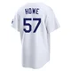 Steve Howe ＃57 Los Angeles Dodgers Limited Men's White Home Stadium Jersey
