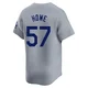 Steve Howe ＃57 Los Angeles Dodgers Limited Youth Gray Away Jersey