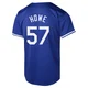 Steve Howe ＃57 Los Angeles Dodgers Limited Youth Royal Alternate Jersey