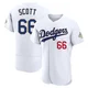 Tanner Scott ＃66 Los Angeles Dodgers Authentic Men's Gold White 2026 Collection Jersey