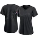 Tanner Scott ＃66 Los Angeles Dodgers Authentic Women's Black Pitch Fashion 2024 World Series Champions Jersey