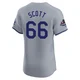 Tanner Scott ＃66 Los Angeles Dodgers Elite Men's Gray Road World Series Champions Jersey