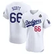 Tanner Scott ＃66 Los Angeles Dodgers Elite Men's White Home 2024 World Series Jersey