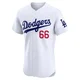 Tanner Scott ＃66 Los Angeles Dodgers Elite Men's White Home Jersey