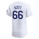 Tanner Scott ＃66 Los Angeles Dodgers Elite Men's White Home Jersey