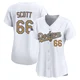 Tanner Scott ＃66 Los Angeles Dodgers Limited Women's Gold White 2025 Collection Jersey