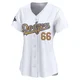 Tanner Scott ＃66 Los Angeles Dodgers Limited Women's Gold White 2025 Collection Jersey