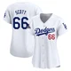 Tanner Scott ＃66 Los Angeles Dodgers Limited Women's White Home 2024 World Series Champions Jersey