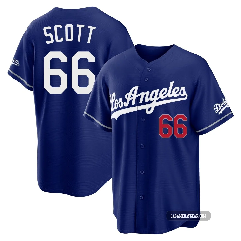 Tanner Scott ＃66 Los Angeles Dodgers Limited Youth Royal Alternate Stadium Jersey