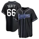 Tanner Scott ＃66 Los Angeles Dodgers Replica Men's Black Fashion Out Jersey