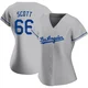 Tanner Scott ＃66 Los Angeles Dodgers Replica Women's Gray Road Jersey