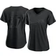 Trevor Bauer ＃27 Los Angeles Dodgers Authentic Women's Black Pitch Fashion Jersey