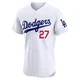 Trevor Bauer ＃27 Los Angeles Dodgers Elite Men's White Home Jersey