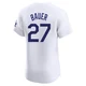 Trevor Bauer ＃27 Los Angeles Dodgers Elite Men's White Home Jersey